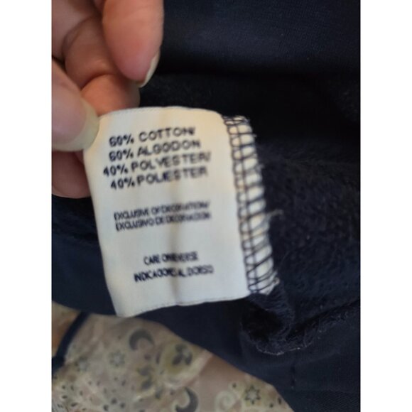 Vintage Michigan Wolverines Hoodie XL Pro  blue and gold distressed see descript - Picture 6 of 9